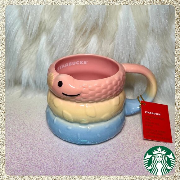 LAST ONE 🐍 Starbucks 2025 Lunar New Year Ceramic Cup 14oz Year of the Snake NWT - Picture 1 of 6